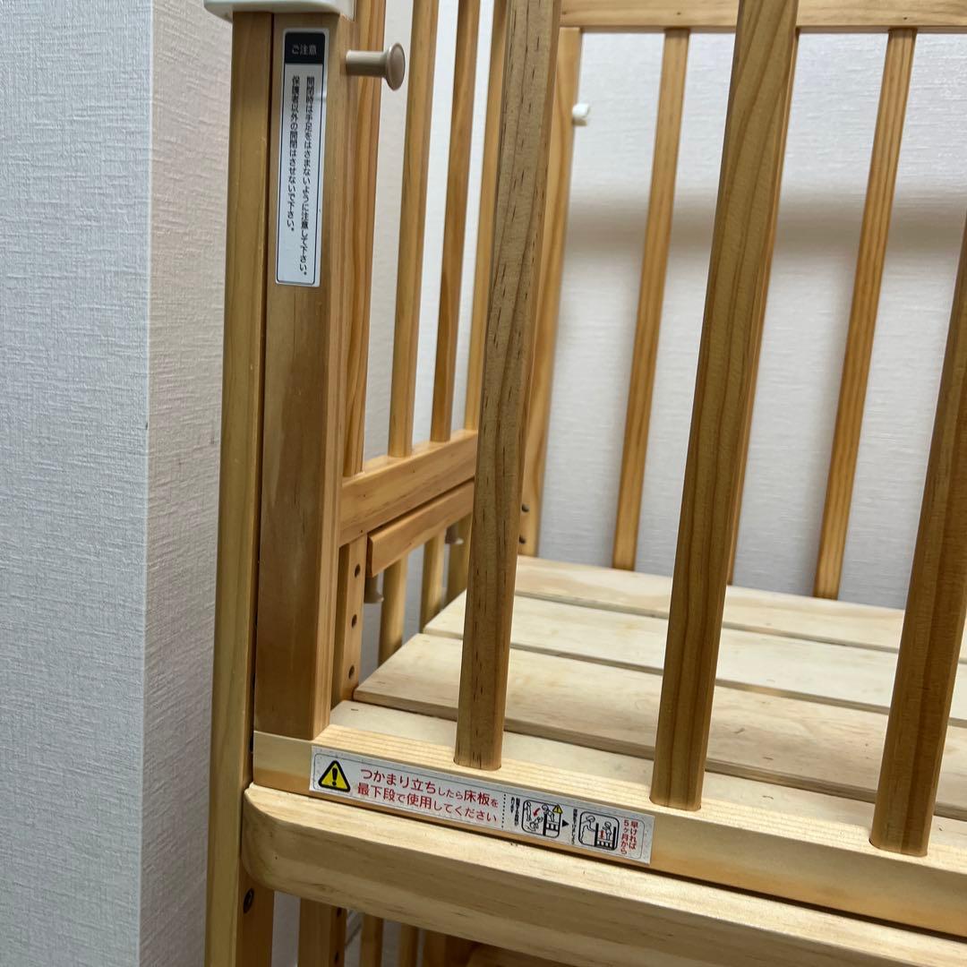 【マツ】ベビーベッド そいねーるロング　添い寝ベッド