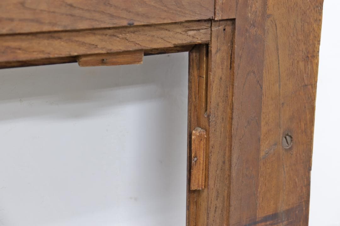 ヴィンテージ オーク無垢材 額 装飾 フレーム オブジェ 木枠 店舗什器