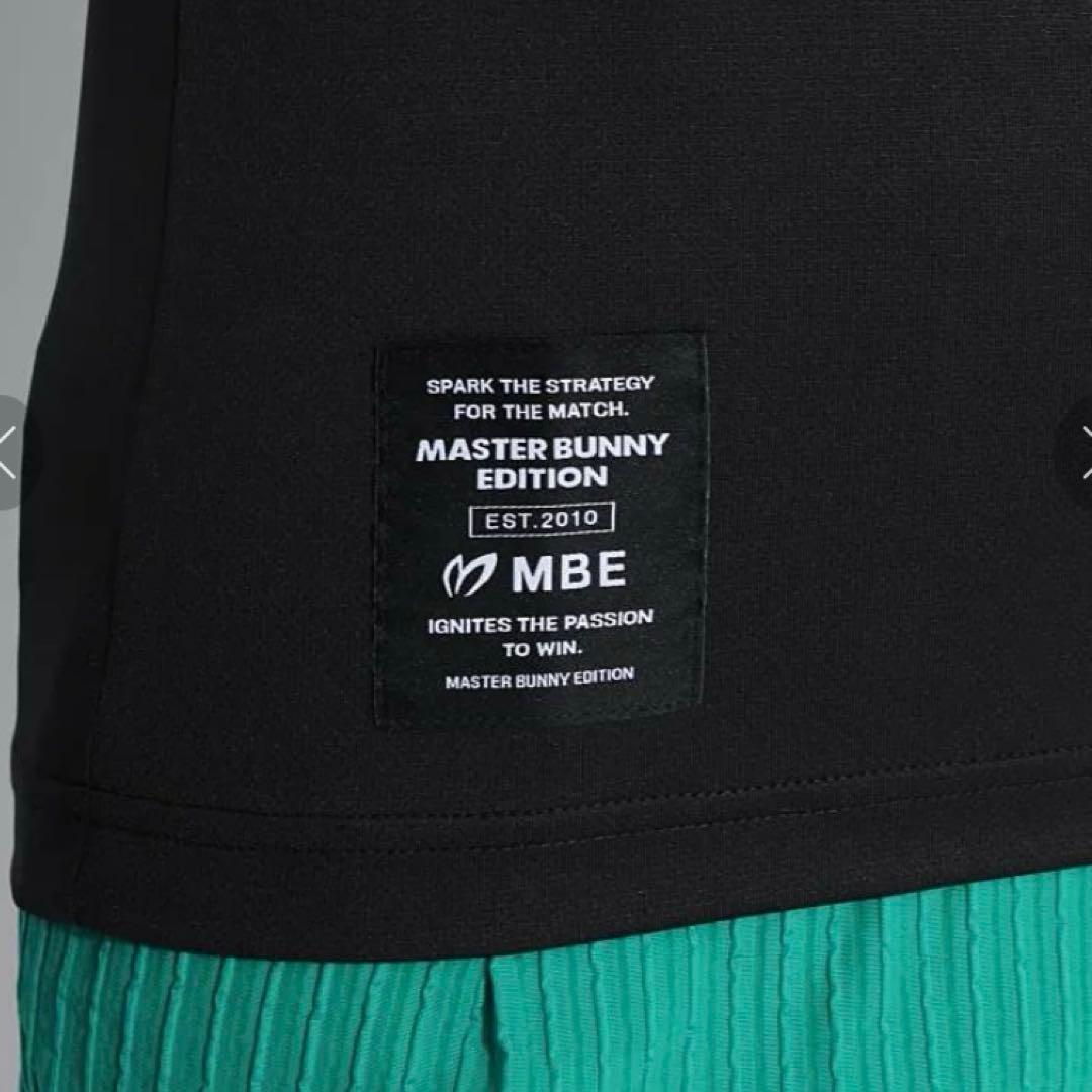 パーリーゲイツ☆新品 マスターバニー クールコア微メッシュモックネックカットソー