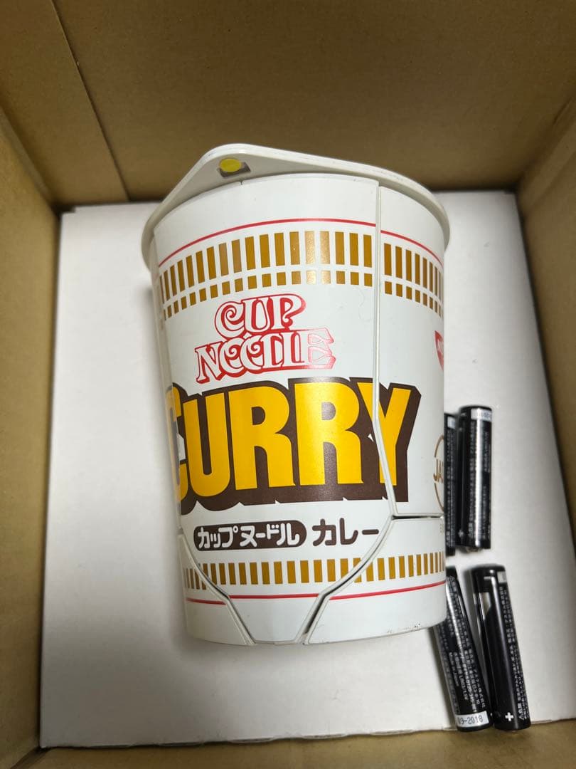 花のワルツを踊る♩カップヌードルロボタイマー　カレー　日清食品