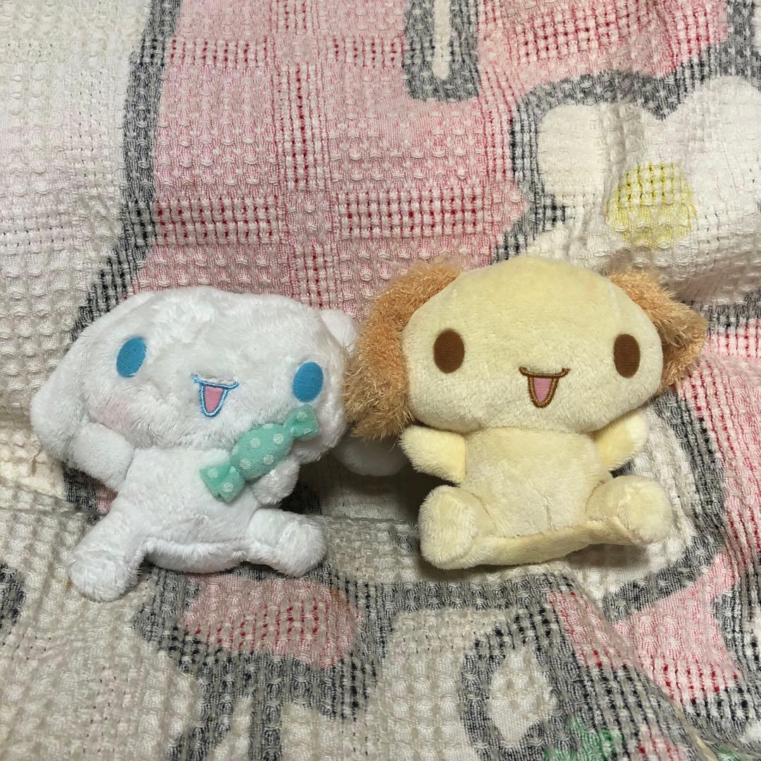 サンリオ　シナモロール　2002〜2007 ぬいぐるみ＆マスコット　14こ　中古