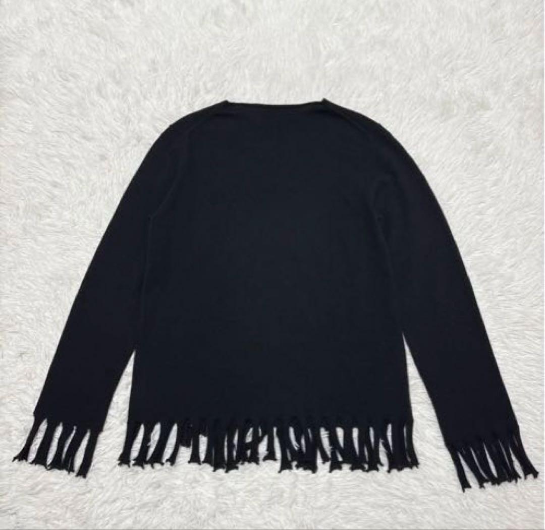 BLACK COMME des GARCONS コムデギャルソン フリンジニット