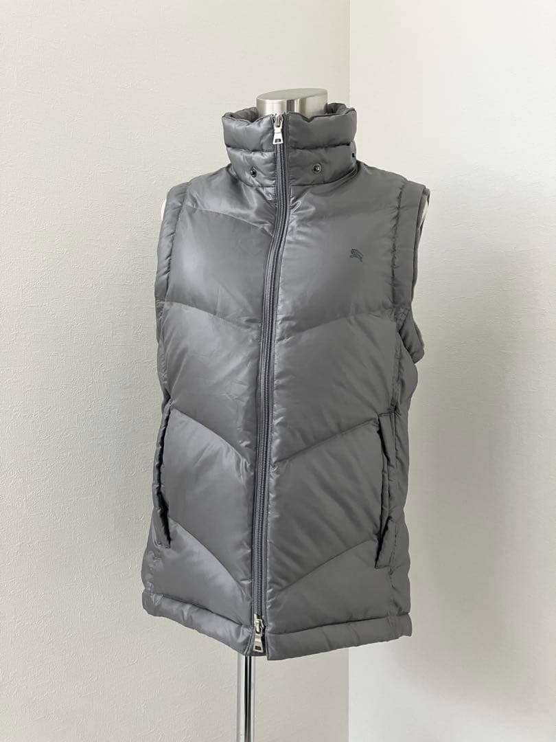 BURBERRY BLACK LABEL✨ダウンベスト　グレー　M