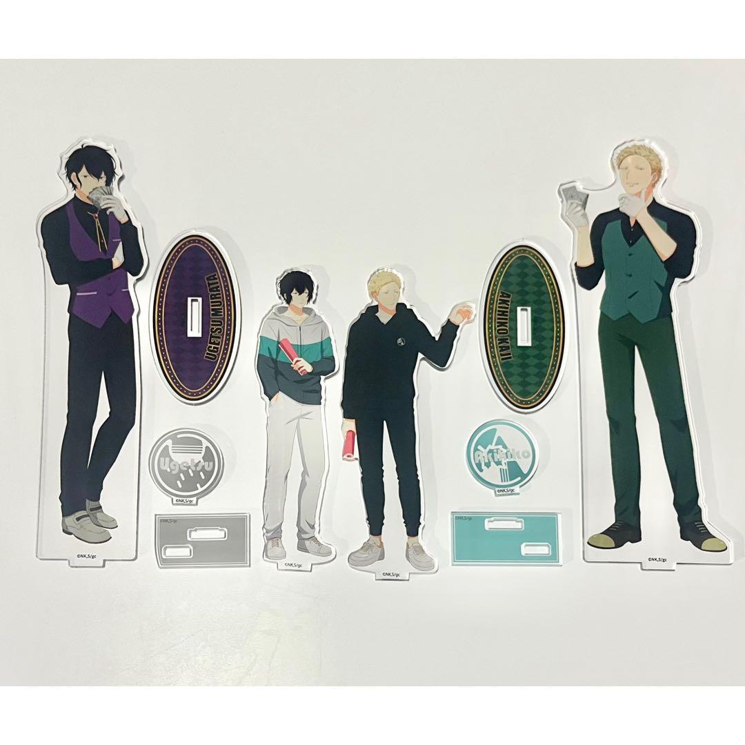 ギヴン DMMスクラッチ ノイタミナカフェ アクリルスタンド 梶秋彦 村田雨月