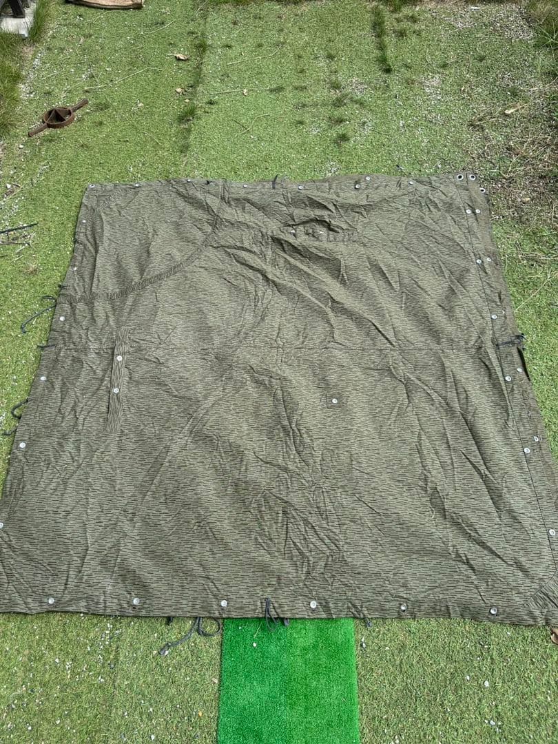 東ドイツ軍幕６枚セット　ポンチョテント　パップテント　軍幕タープ　　1枚バラ売り