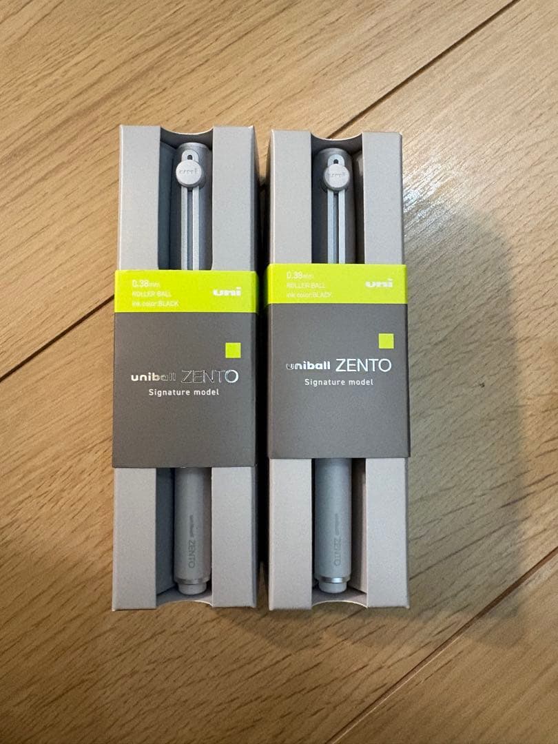 uni-ball ZENTOシグニチャーモデル 0.38mm 2本