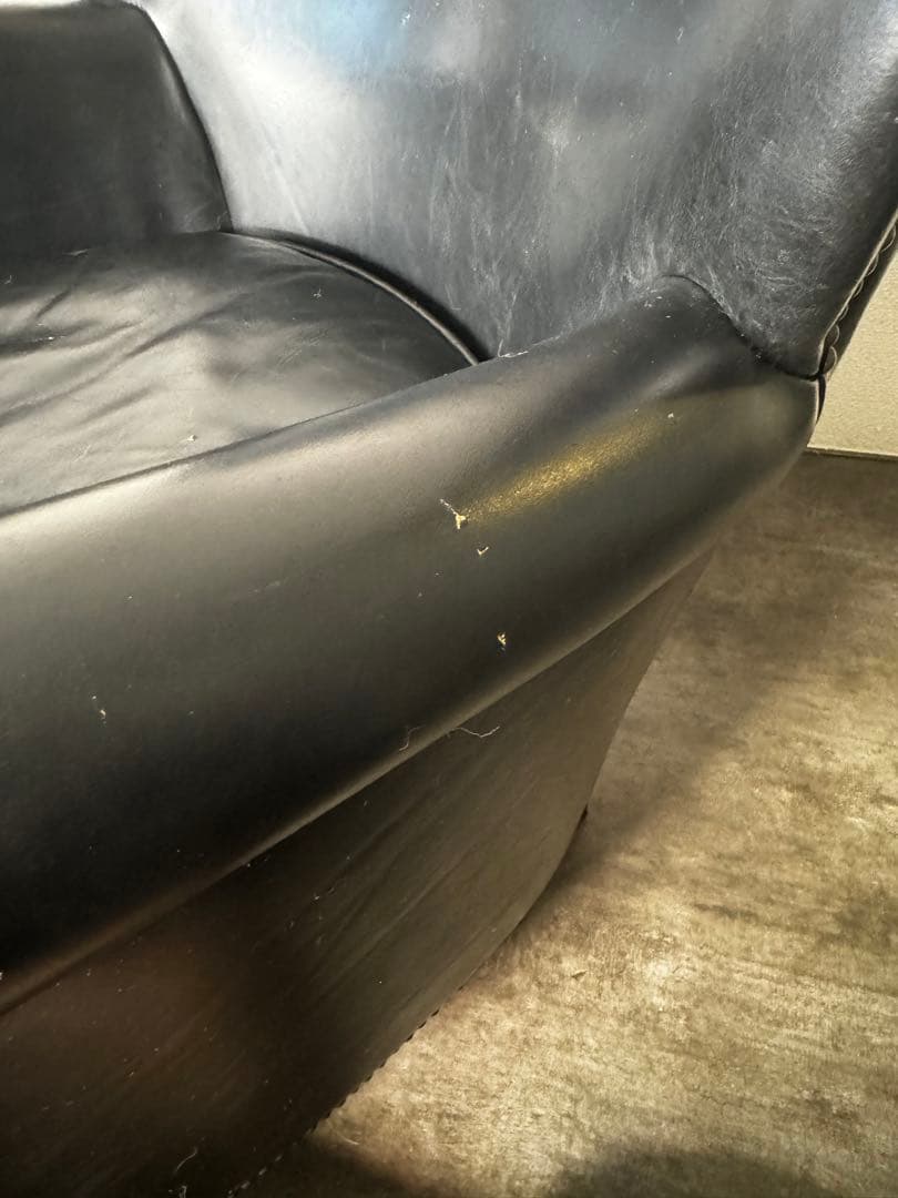 ハロ / HALO　アスプルンドプロフェッサーアームチェア　ソファ 革　ブラック