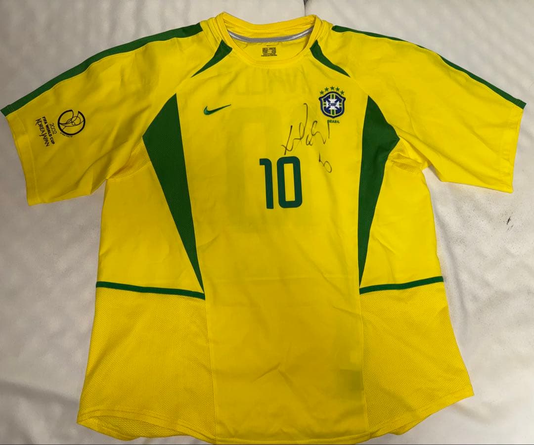 2002 FIFAワールドカップ ブラジル代表 リバウド ホームユニフォーム