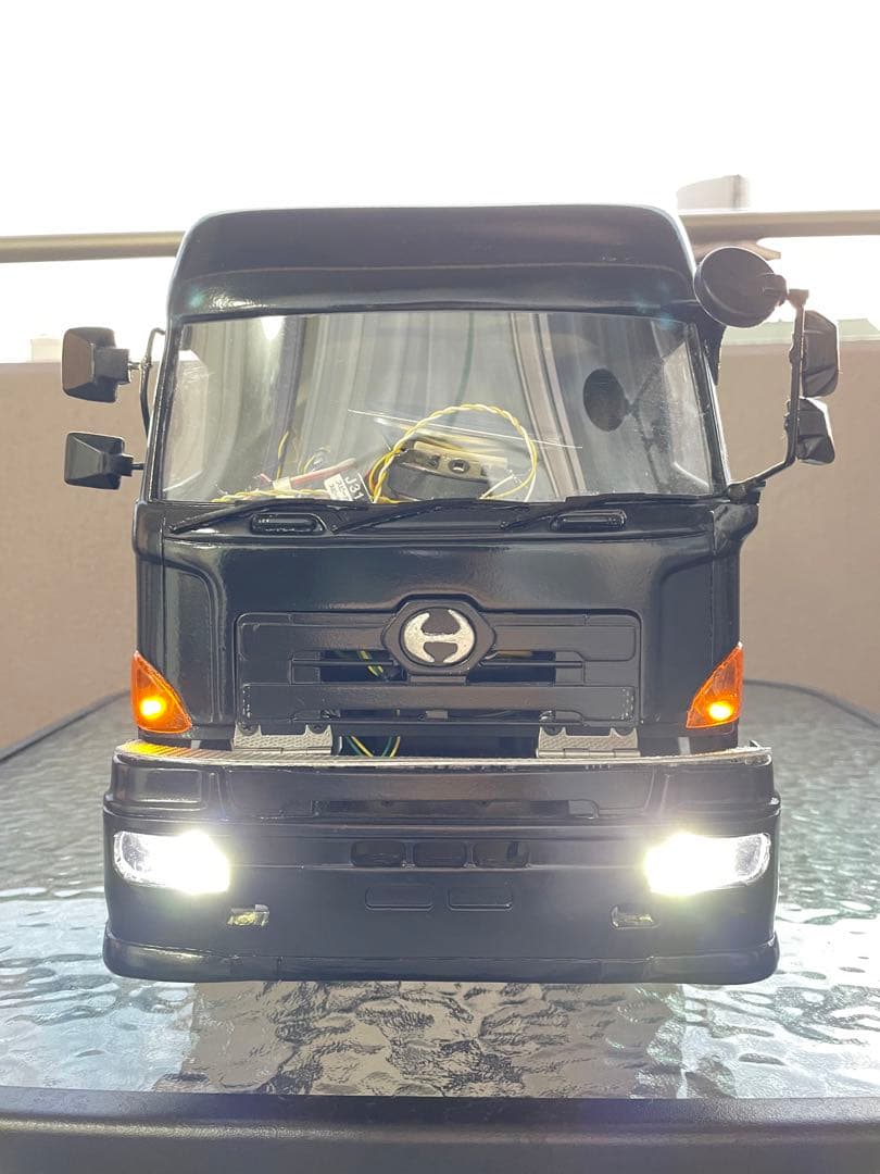 タミヤ1/14 日野プロフィア ダンプアクチュエーター付きフルオペ　ムネトラ