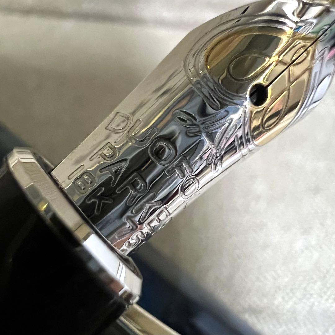 Parker パーカー 万年筆 デュオフォールド K18 F Cチェックブルー