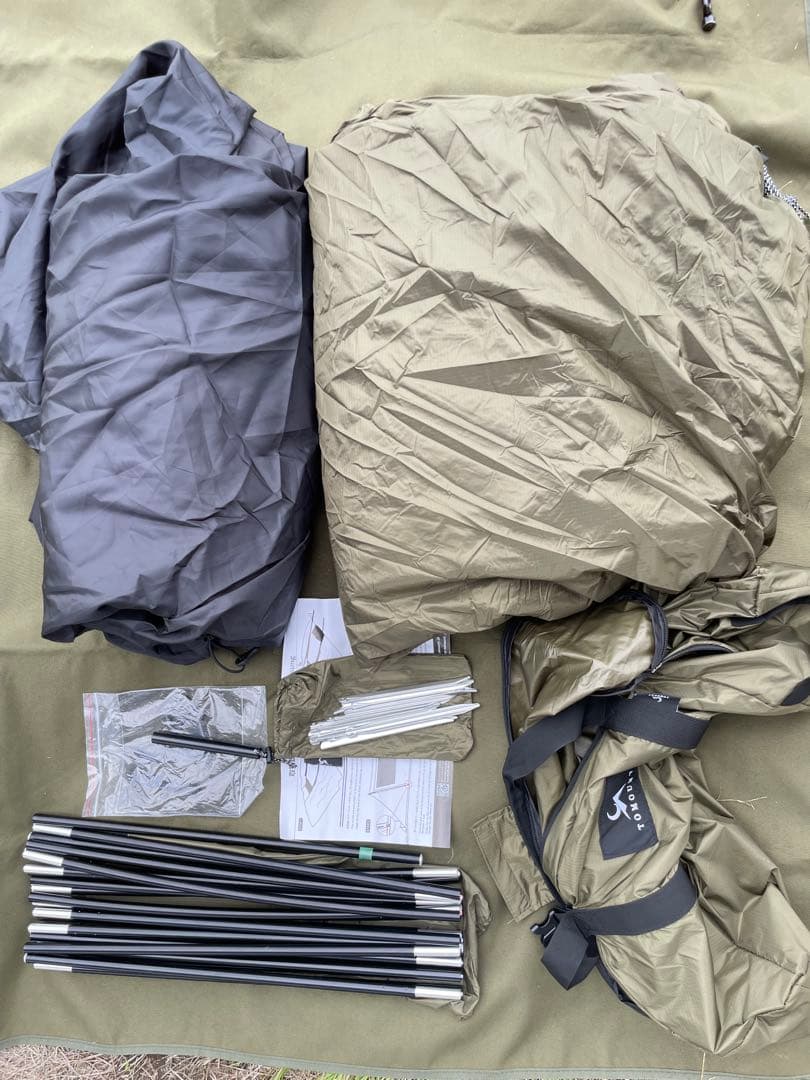 TOMOUNT トンネルテント 軽量ナイロン製 【GEM Nylon Tent】