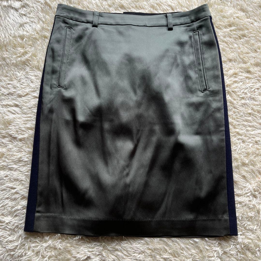 美品　ランバンスポール　ゴルフウェア　タイトスカート　スコート　光沢　タイト