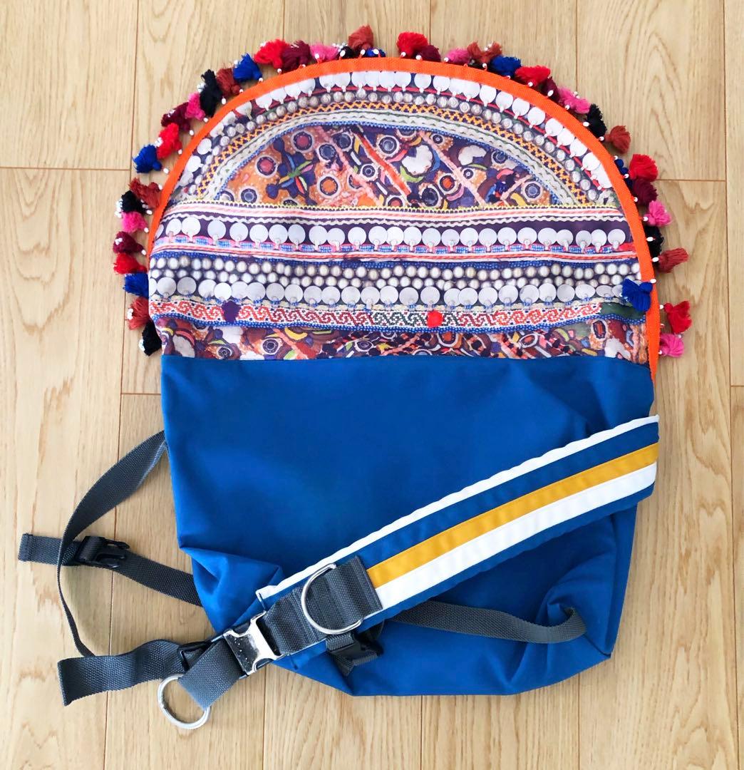 UNDERCOVER 民族柄転写プリント　メッセンジャーバッグ　アンダーカバー