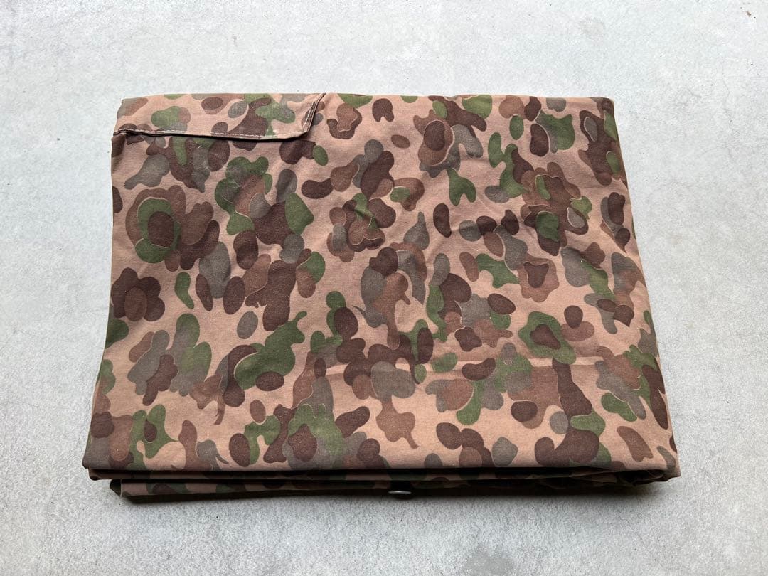 実物 4枚フルセット オーストリア軍幕 タープ テント ツェルトバーン ポンチョ