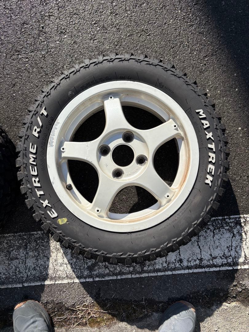 RAYSホイール＆24年製 MAXTREK R/T 165/65R14 4本