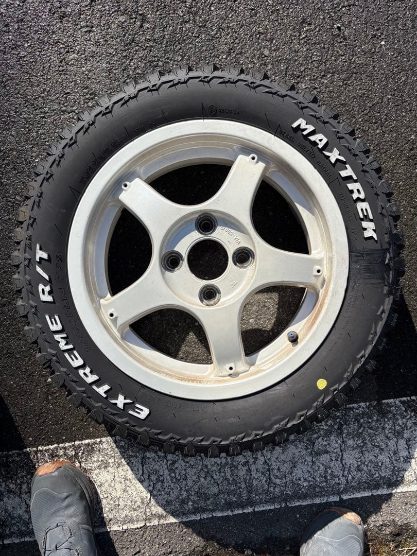 RAYSホイール＆24年製 MAXTREK R/T 165/65R14 4本