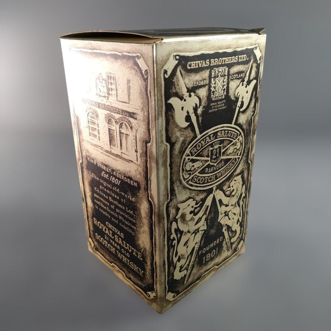 A1340-2/ロイヤルサルート21年/青陶器ボトル/スコッチウイスキー/