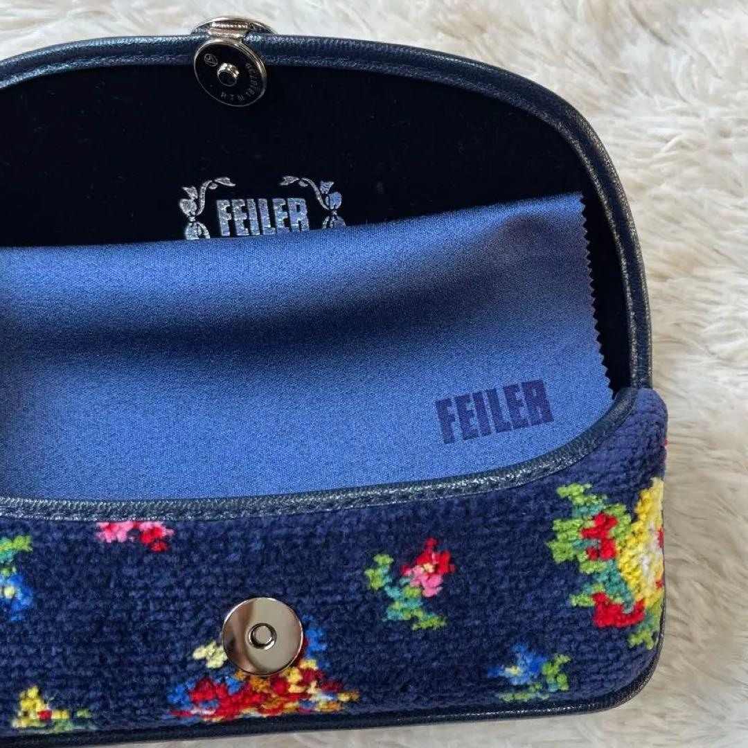 エネゴリ FEILER／フェイラー ハイジ メガネケース ネイビー