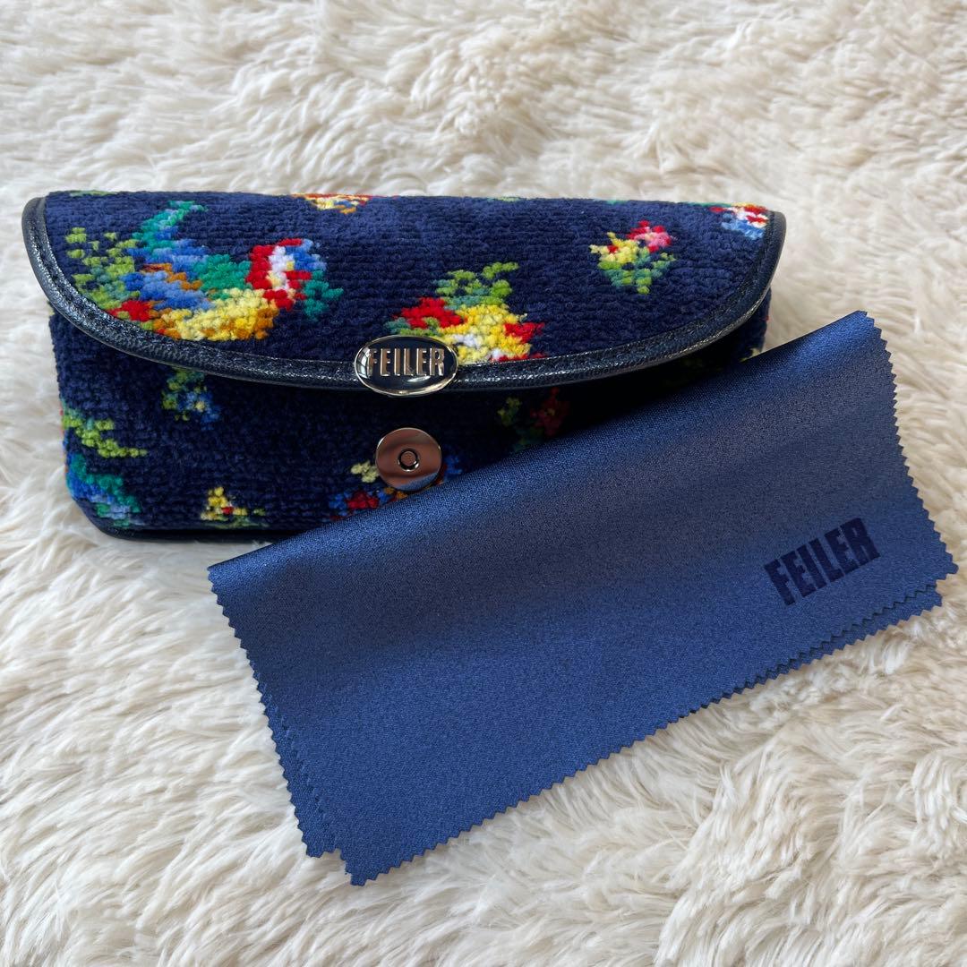 エネゴリ FEILER／フェイラー ハイジ メガネケース ネイビー