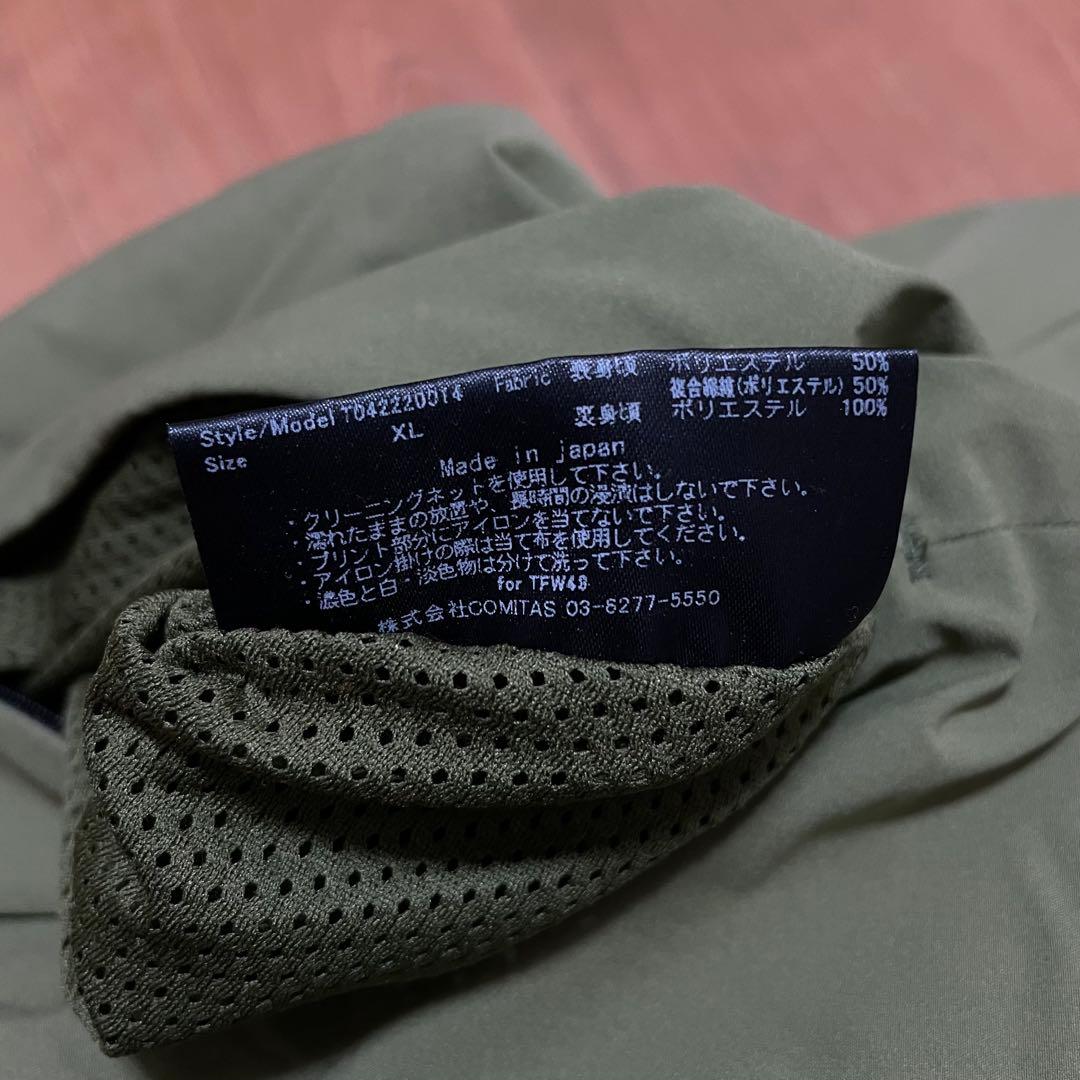 TFW49 プルオーバー　スニード　カーキ　オレンジ　XL ゴルフ