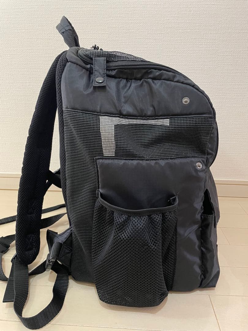 ペットパラダイス　キャリーバッグ 底板付き リュック スクエア　美品