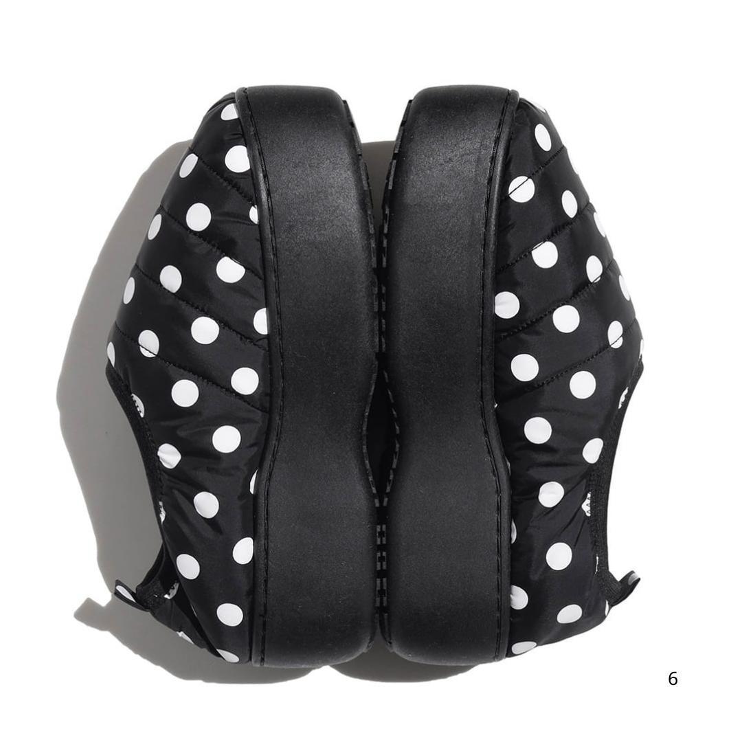 【大人気】SUBU ドット柄 厚底サンダル 24〜25.5cm サイズ1