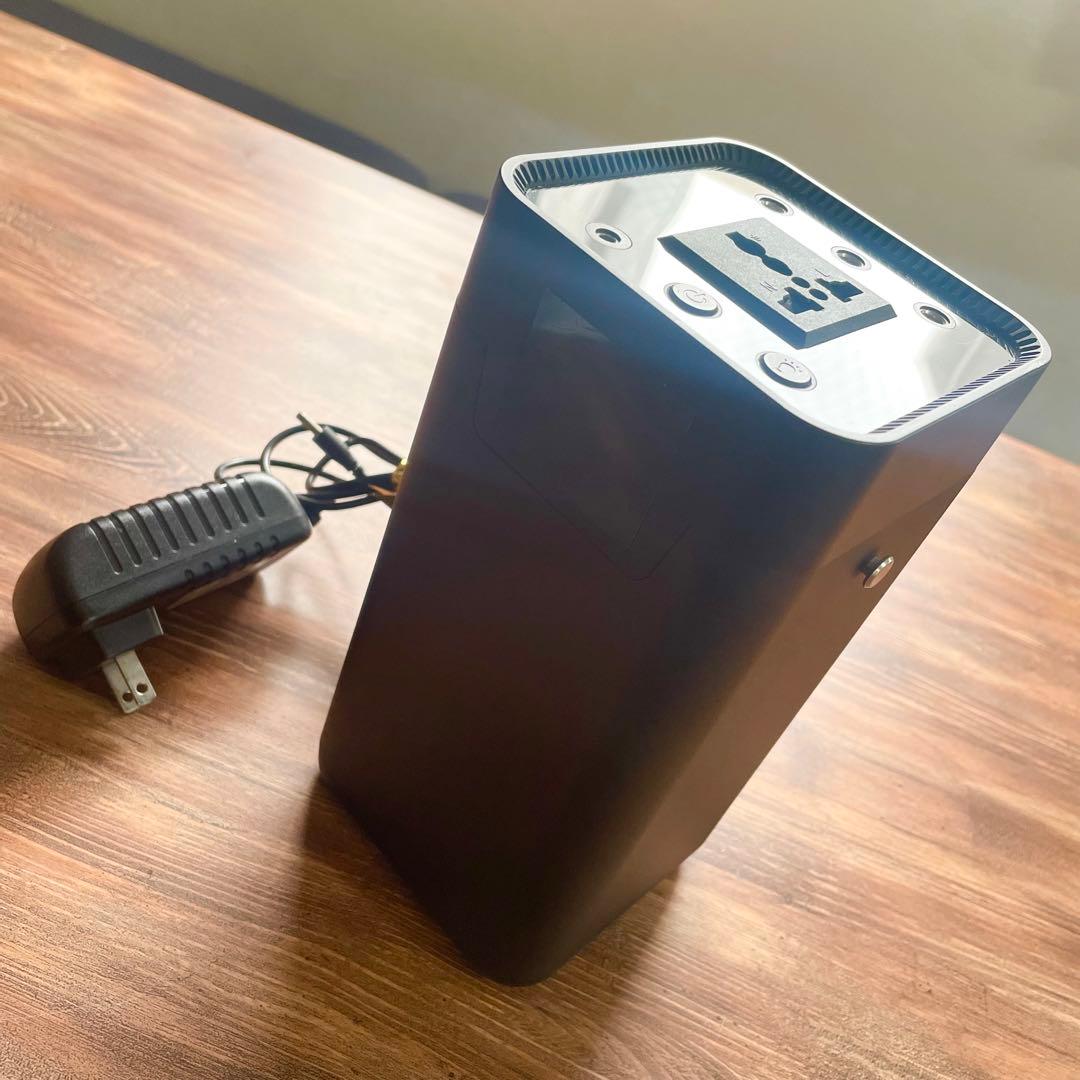 新品未使用★ポータブル電源54600mAh/200Wh (黒）純正弦波 蓄電池