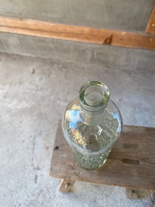 ビンテージ  ガラスベース