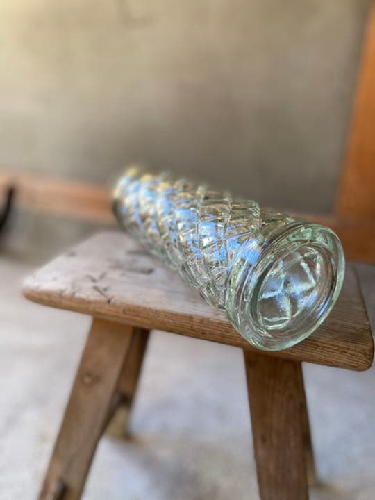 ビンテージ  ガラスベース