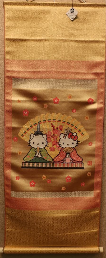 kitty hanging scroll キティ 掛け軸2枚セット