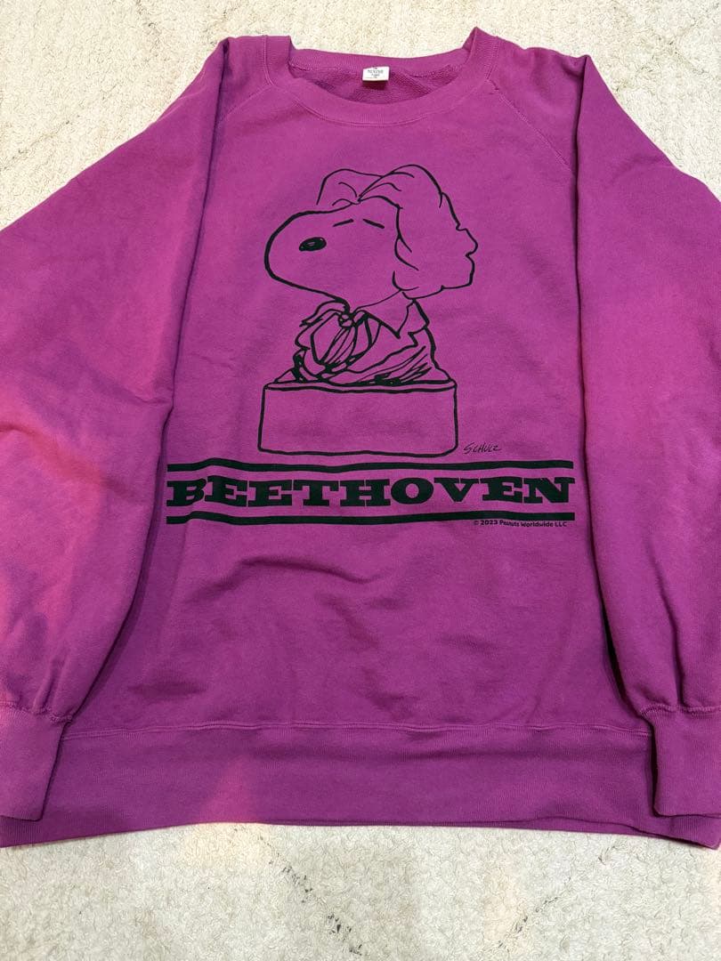 【美品】NEXUSVII×PEANUTS SNOOPY CREW XL