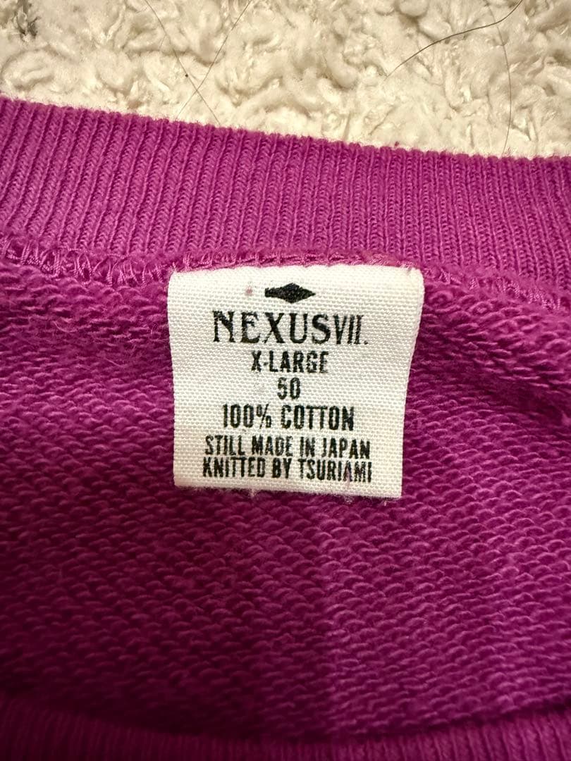 【美品】NEXUSVII×PEANUTS SNOOPY CREW XL