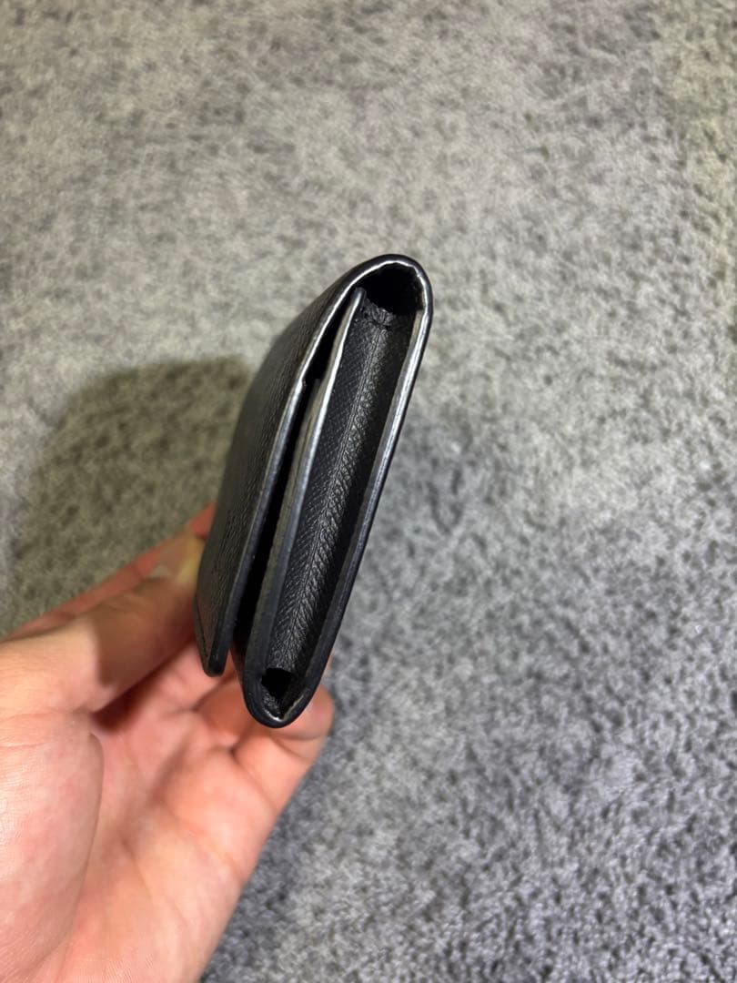 LOUIS VUITTON 名刺入れ ブラック レザー