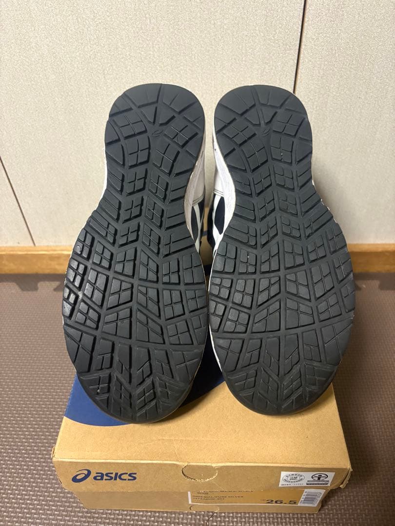 asics BOAシステム 安全靴 26.5cm 黒/白
