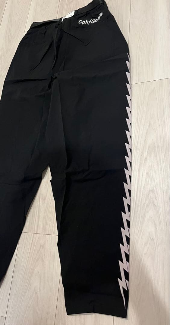 CPH GOLF THUNDER STRIPES 上下セット 【黒/上L/下M】