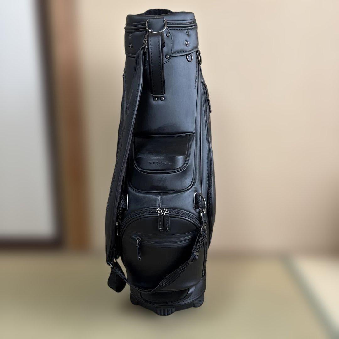 Vessel ブラック キャディバッグ