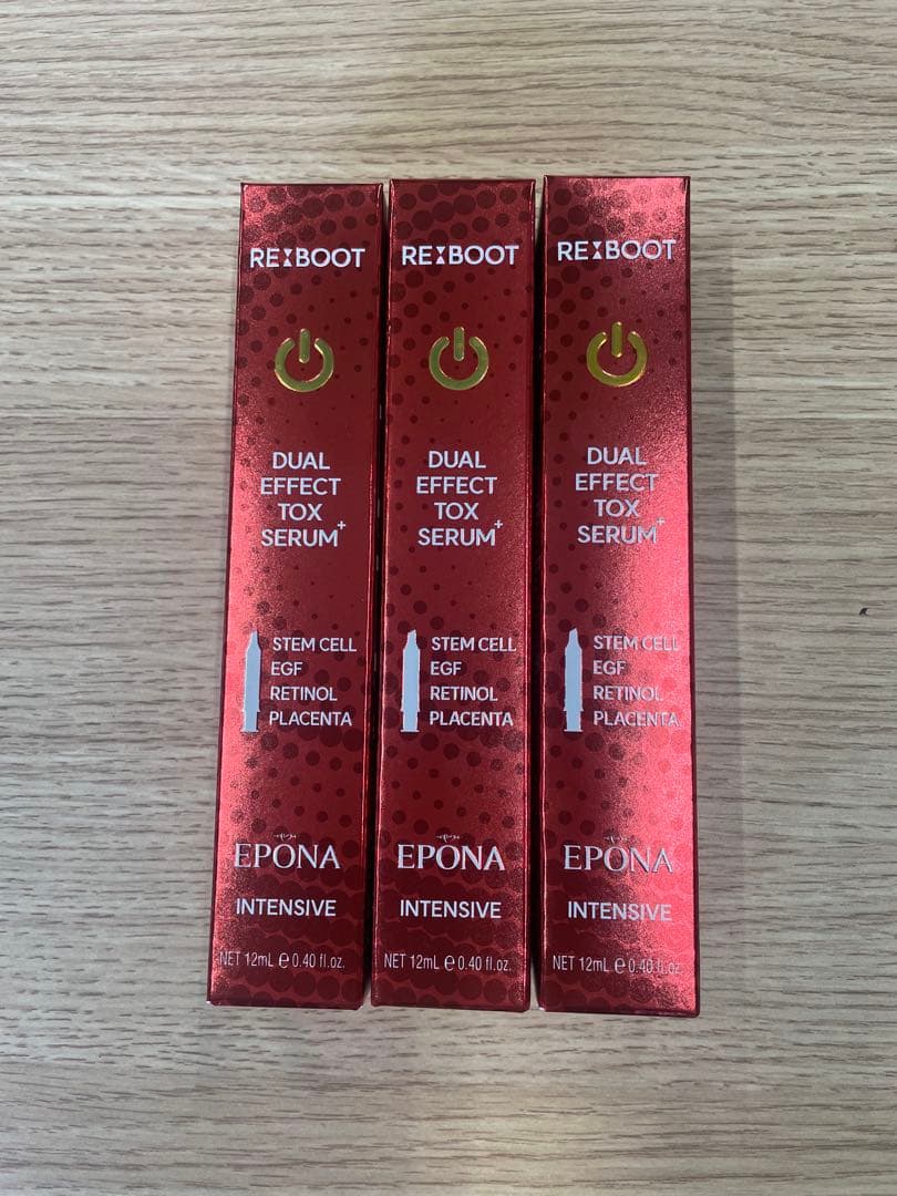 EPONAエポナ デュアルエフェクトセラムトクスショット　未使用3本セット⭐︎