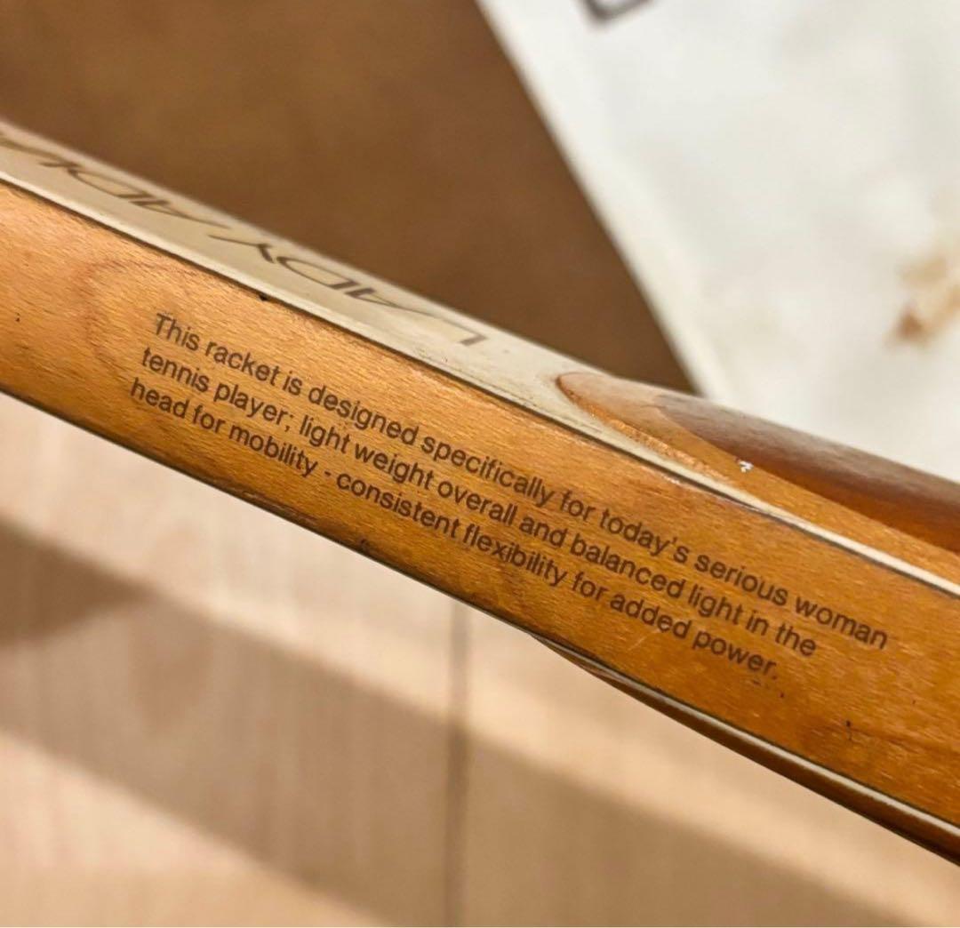 WILSON LADY ADVANTAGE 木製テニスラケット レトロ USA製