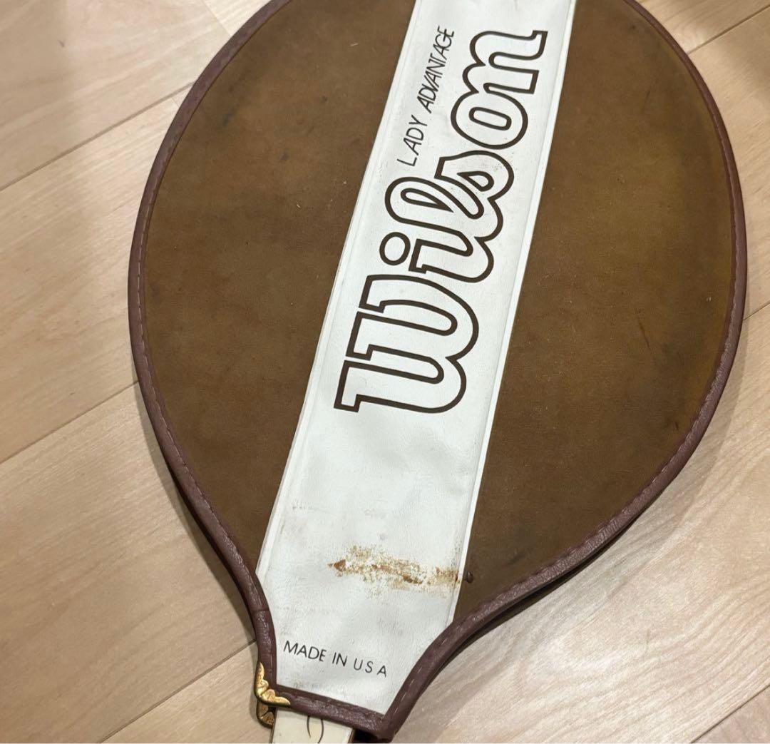 WILSON LADY ADVANTAGE 木製テニスラケット レトロ USA製