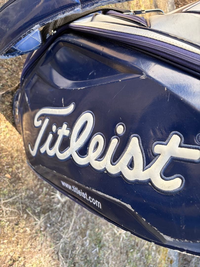 Titleist キャディバッグ ネイビー/ホワイト