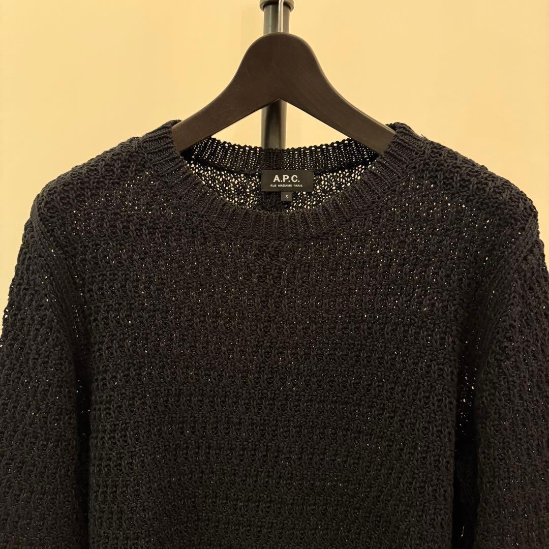イ*カ様 美品 A.P.C. ブラック ニット セーター