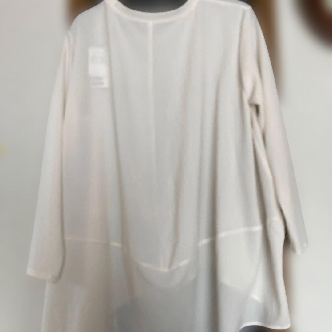 ビアズリー beardsley 後ろドレープTブラウス　0サイズ　未使用