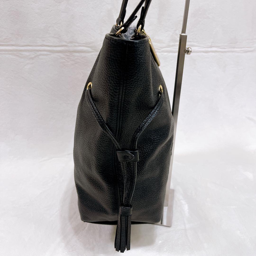 【美品】コーチ　アンディ　トートバッグ　ホースアンドキャリッジ　デカロゴ　レザー