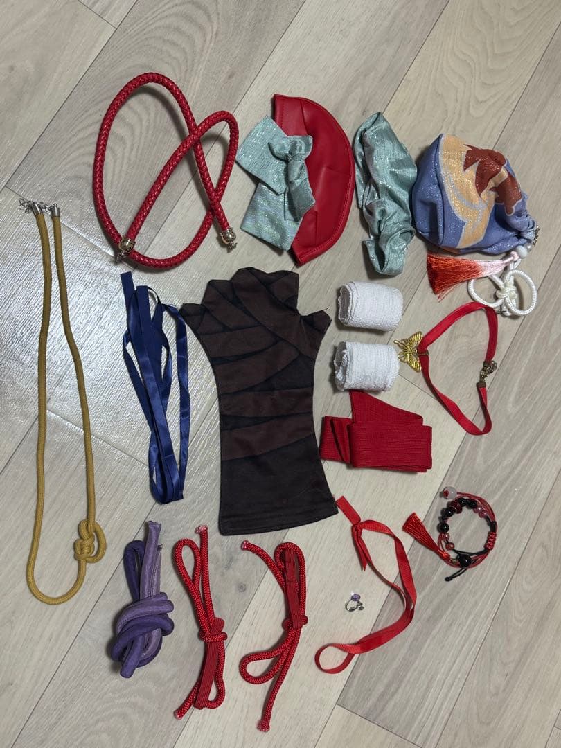 原神　宵宮　コスプレ衣装フルセット　三分妄想製衣装＆下駄＆オーダーウィッグ＆武器