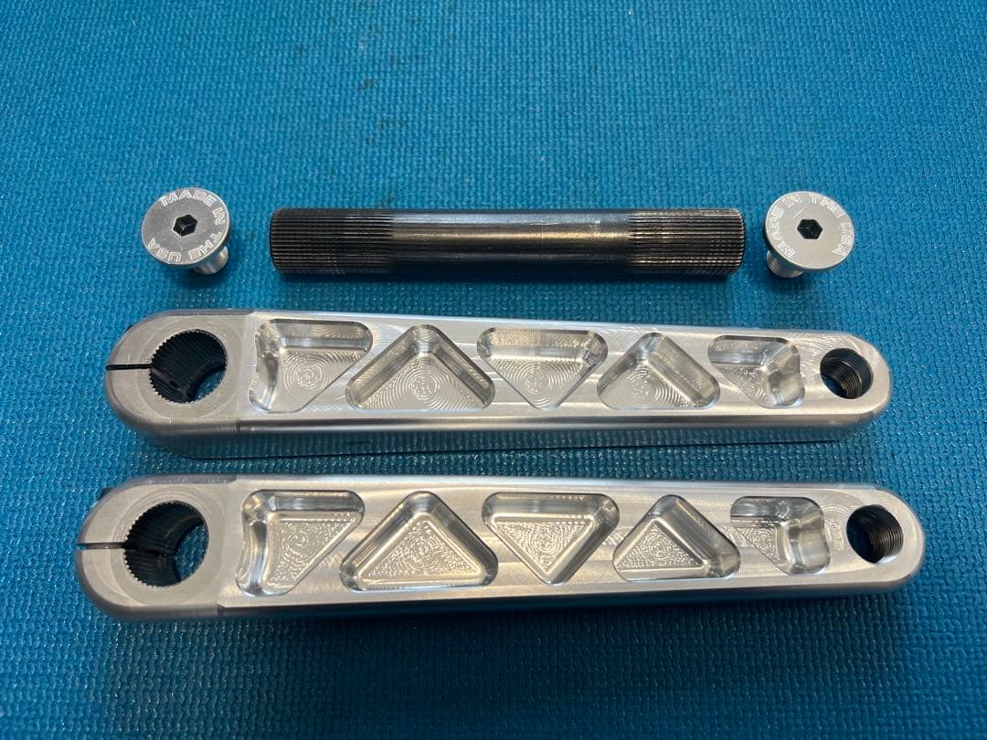 RNC BMX 7075 aluminum 3pcsクランク165mm,19mm