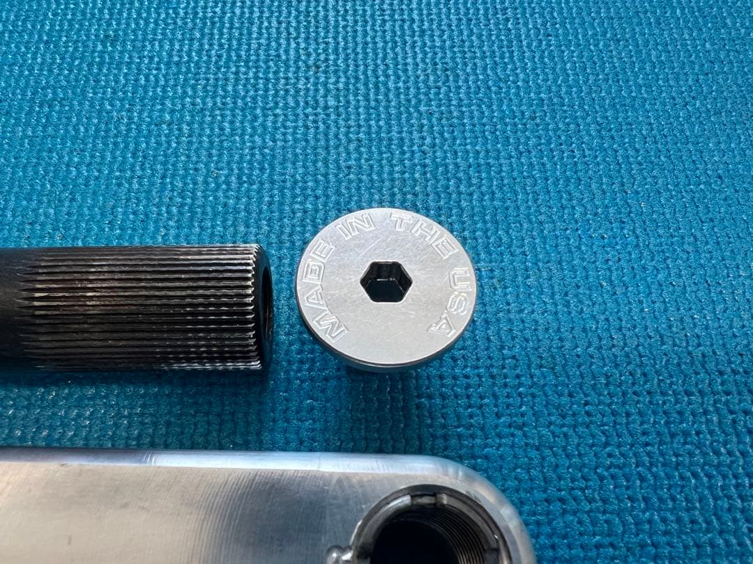 RNC BMX 7075 aluminum 3pcsクランク165mm,19mm