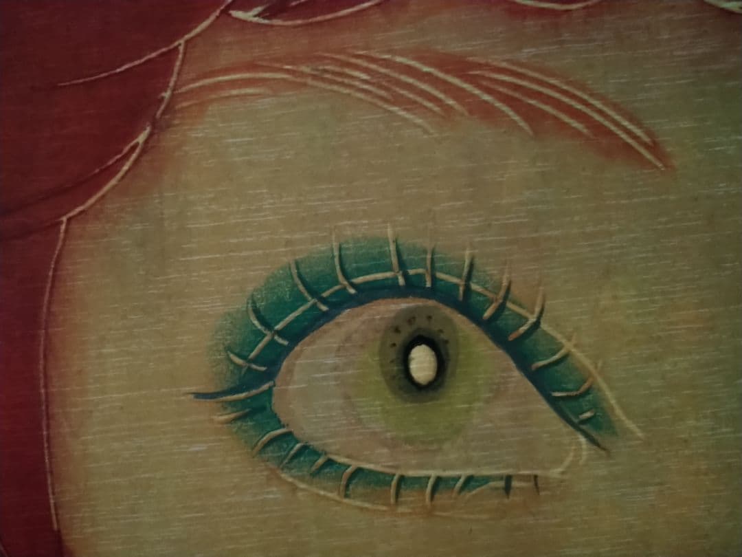 現代ア―ト作家・中田真央の木版画「マンドレイク」限定5部