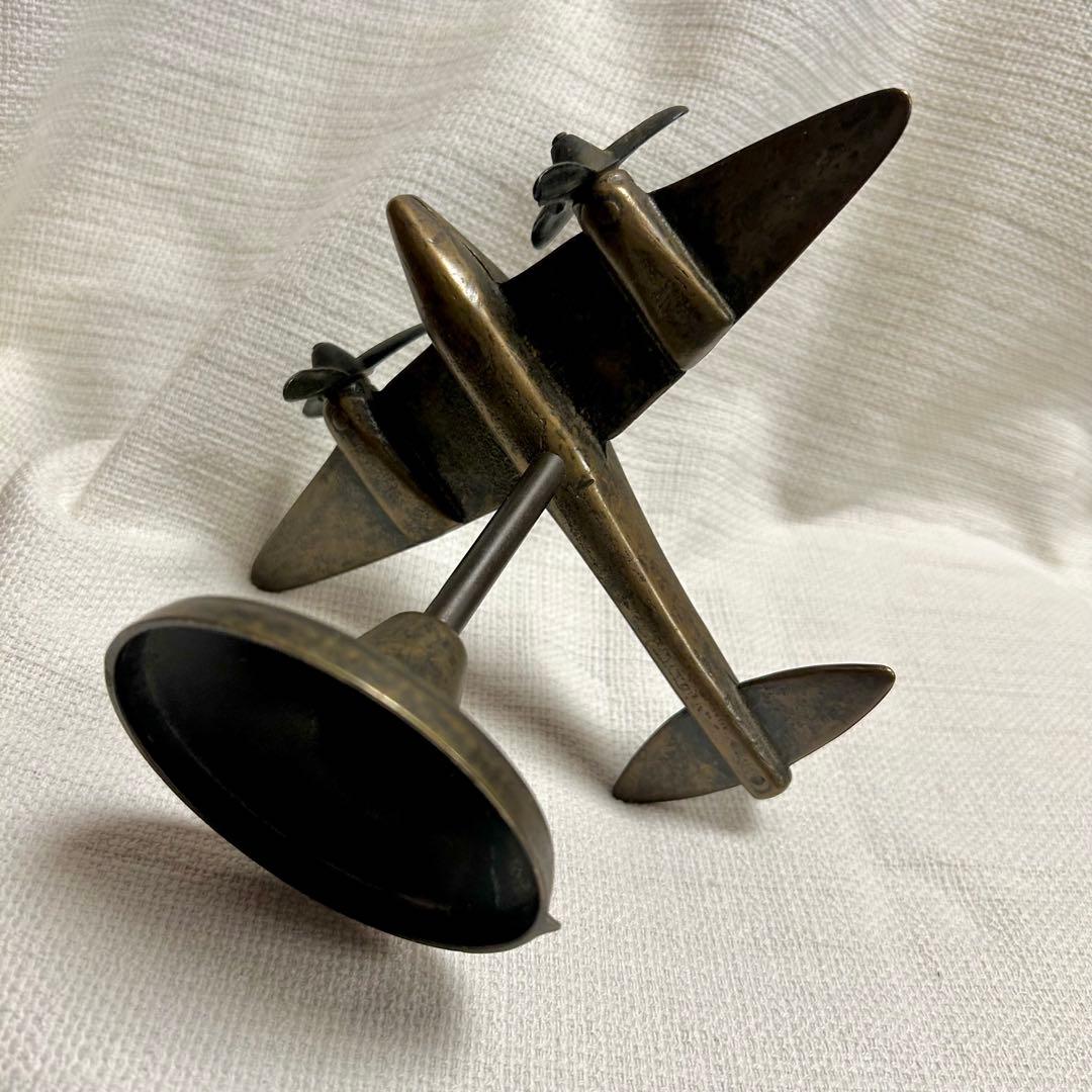 ヴィンテージオブジェ　真鍮製イギリス戦闘機ボーファイター