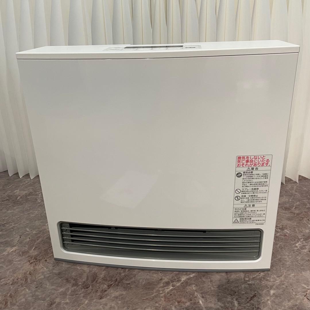 s2134 美品 大阪ガス ガスファンヒーター ホワイト 取扱説明書付き