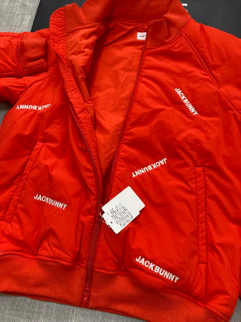 新品 ジャックバニー ポリエステル ストレッチタフタ 中綿ブルゾン(5)サイズL
